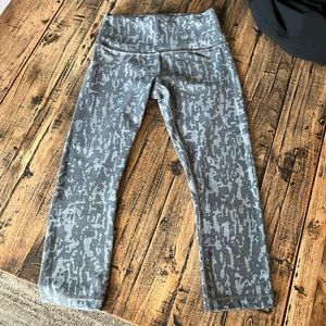 Lululemon wunder train high rise crop 21 inch